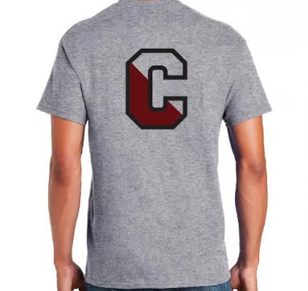 Grey Conestoga Tee Shirt Back View