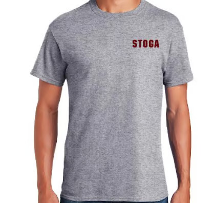 Grey Conestoga Tee Shirt Front View